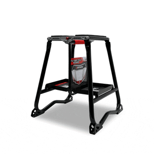 GIF animé montrant le F.F.S. Factory Fold Stand pliant sur fond blanc