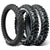 Plews-Reifen | TOUGH ONE Enduro 3-teiliges Set | Zwei EN1 THE TOUGH ONE Hinterreifen und ein EN1 GRAND PRIX Vorderreifen-Enduro-Reifenpaket