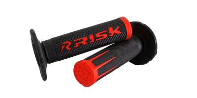 Fusion Grips - Easily install dual compound rubber grips with no mess, glue or wires - designed for motocross/dirtbikes, ATVs and mountain bikes // Risk Racing Europe