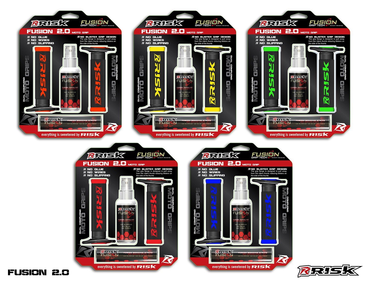 FUSION 2.0 Motocross Grips mit Fusion Bonding System